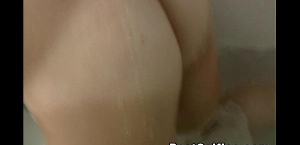  Big Tits Samantha Bathing Naked Inside Her Bathtub